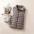 New 2026 Women Women Ultra Light down Vests Slim Sleeveless Jacket Portable Girl Lightweight Windproof Waistcoat