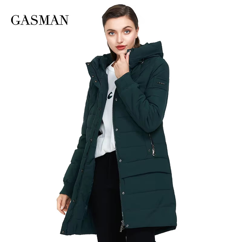 Collection Hooded Warm Winter Coats Women High Quality Parka Long Coat Thick Jackets Female Winter Windproof Jackets 1820